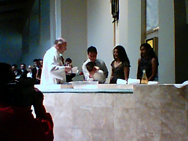 Kaitlyn Nguyen gets Baptised 6/22/03