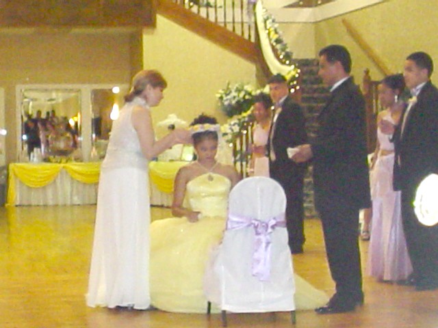 Brianna's Quinceniera was on May 3, 2003