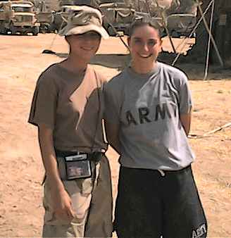 SPC Erica Hernandez & SPC Iris Cummings